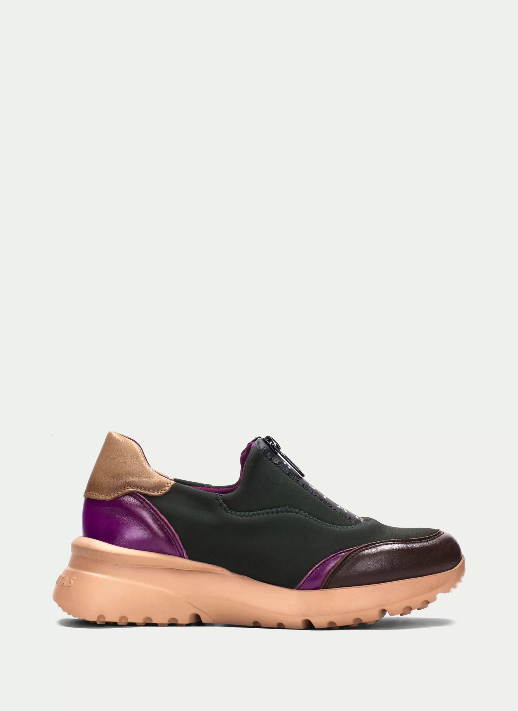 Hot Sneaker Polinesia Forest Brown Magenta Women Sneaker